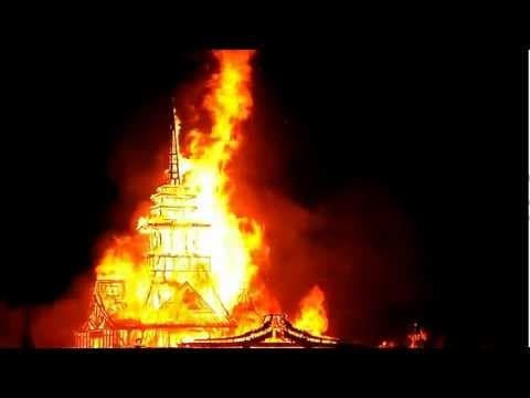 The Temple of Juno burns - 2012