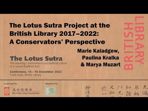 Conserving the Lotus Sutra