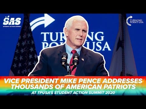 Vice President Mike Pence at the 2020 Student Action Summit