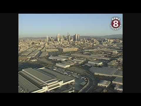 Northridge earthquake - aerial views of damage (1994)