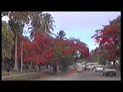 Driving through Honiara, 1995