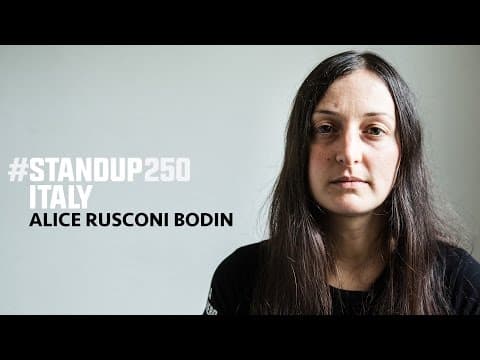 #standup250 Italy - Alice Rusconi Bodin