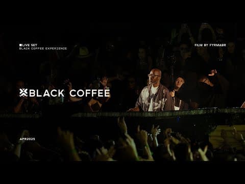 Black Coffee live at Pirenopolis, Brazil