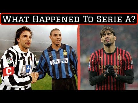 The rise and decline of Serie A