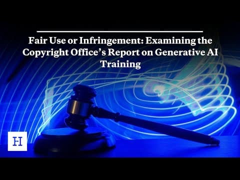 Fair use or infringement: the Copyright Office report on AI training