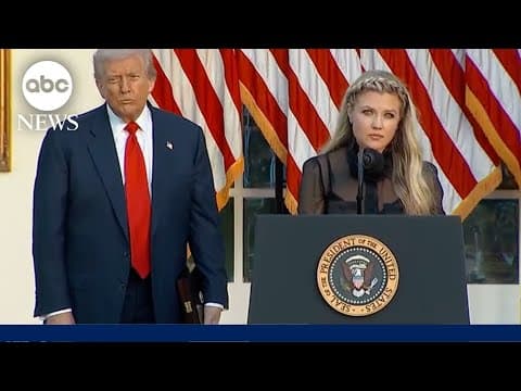 Erika Kirk accepts the Medal of Freedom