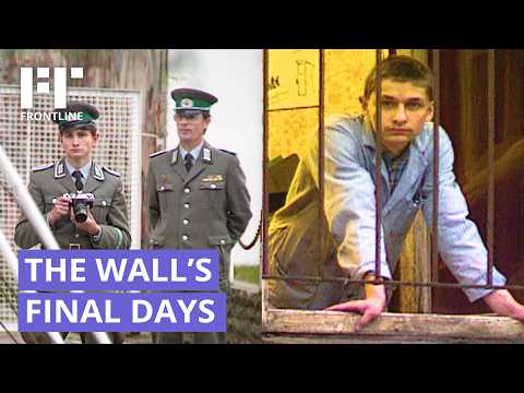 East Berlin 1989 | Tense Protest Footage at Checkpoint Charlie and Berlin Wall