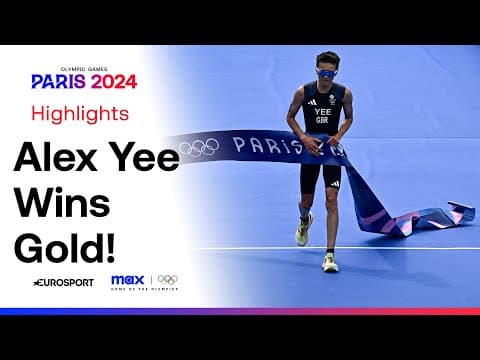 2024 Alex Yee Runs Down the Triathlon Gold