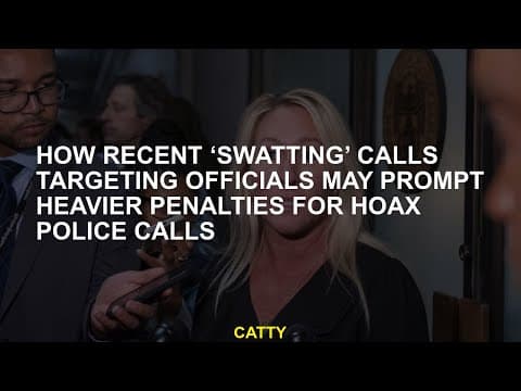Christmas 2023 swattings target elected officials