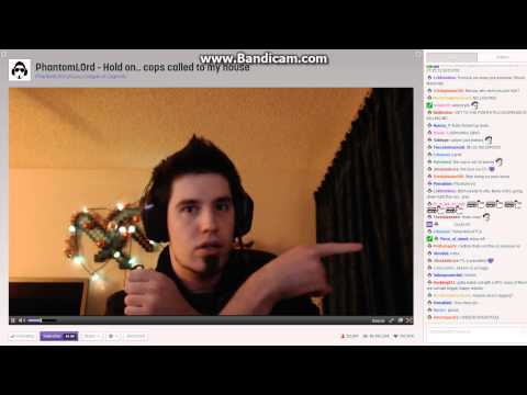 PhantomL0rd swatted mid-stream