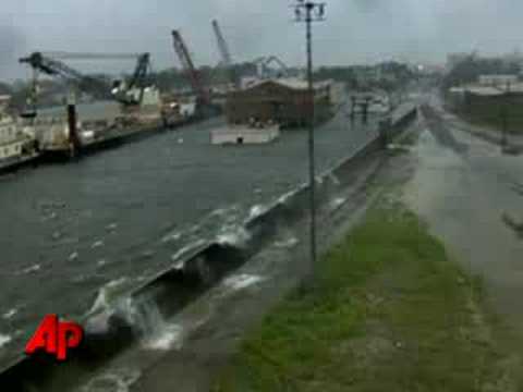 The flooding of New Orleans