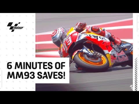 6 minutes of Marc Marquez saves š„ | Celebrating 6 Million YouTube Subscribers!