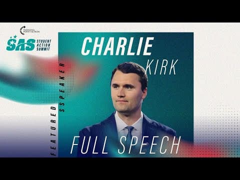 Full speech at a Turning Point Action event, July 2025