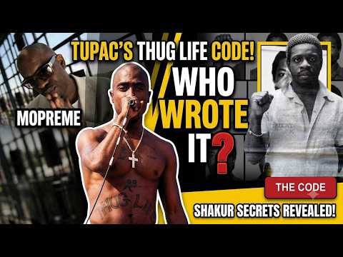 Mopreme Shakur on who wrote the THUG LIFE code