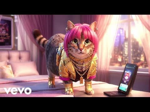 XertXetin - OIIA OIIA GOLDEN Spinning CAT (Official Music Video)