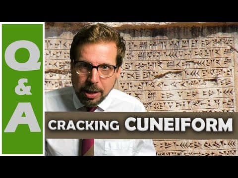 How cuneiform was deciphered
