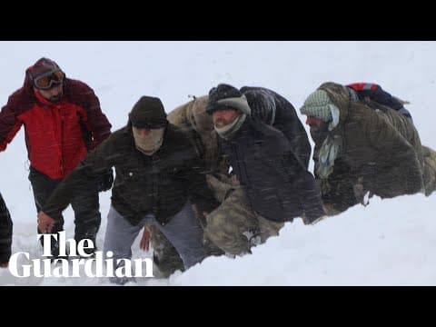 The 2020 Van avalanches