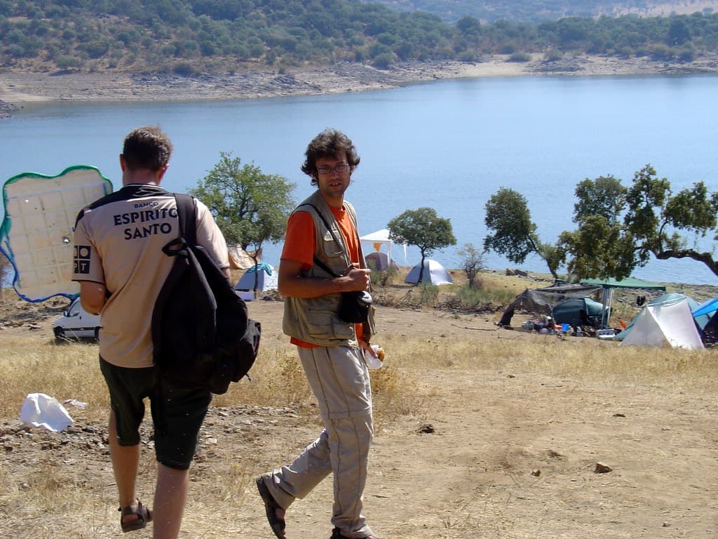 On the way to our camp, Boom 2004