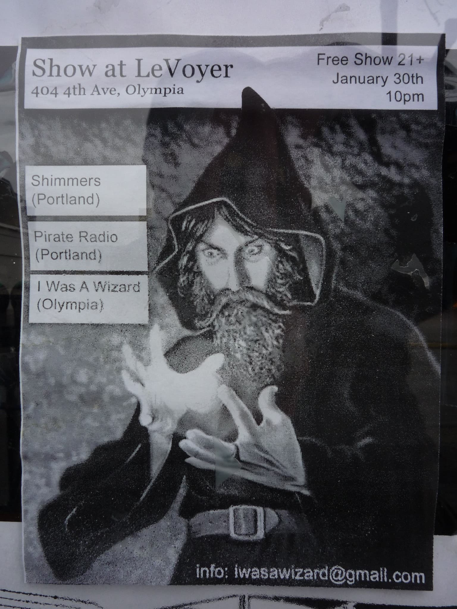 Shimmers, Pirate Radio, I Was A Wizard