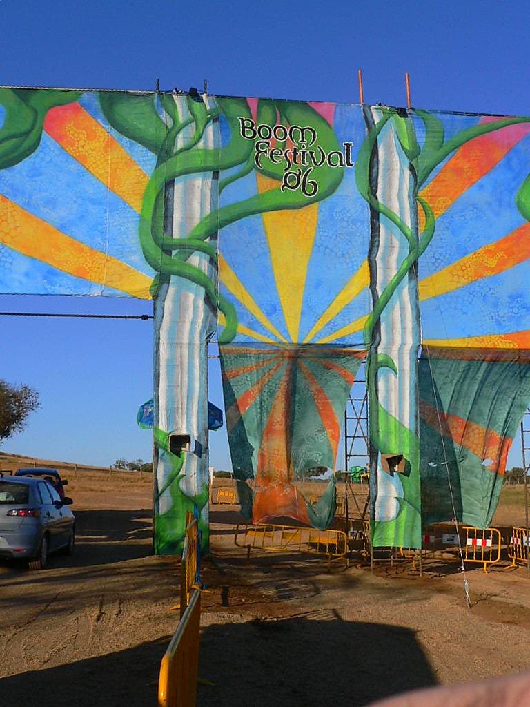Festival gates, second view, Boom 2006