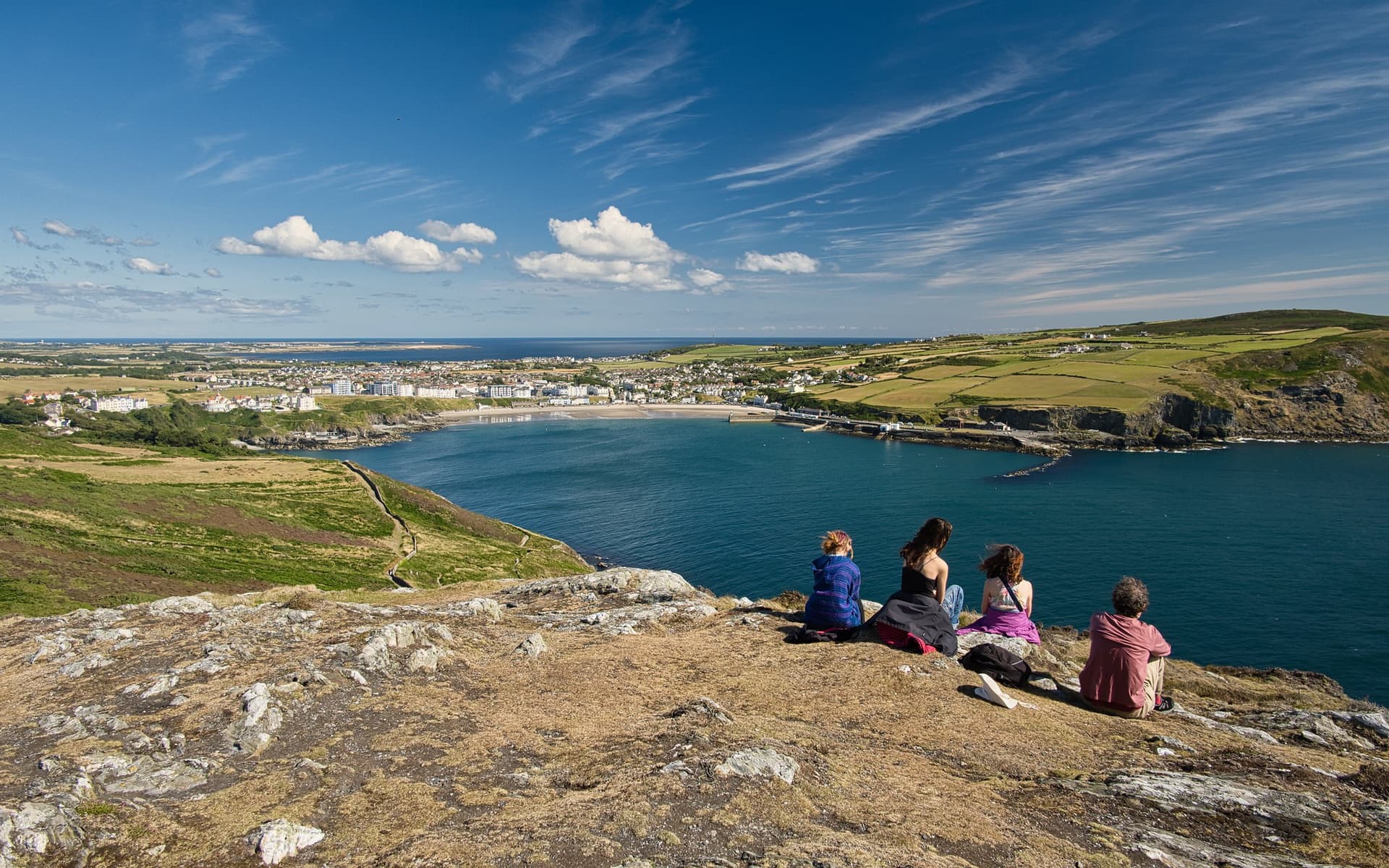 Port Erin from Bradda Head