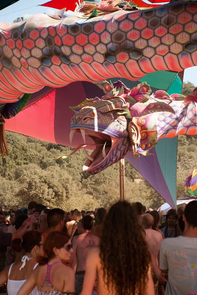 Dance Temple atmosphere, second view, Boom 2012