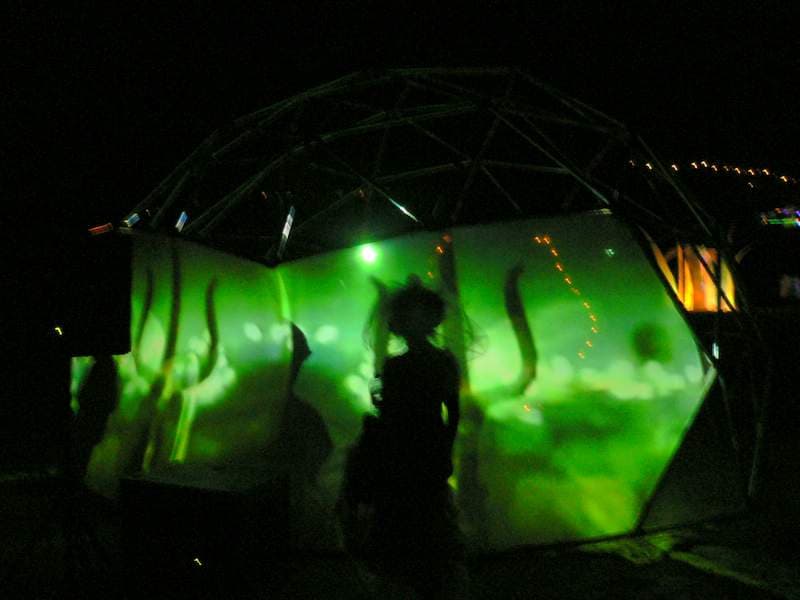U.D.O. audiovisual installation, third view, Boom 2006