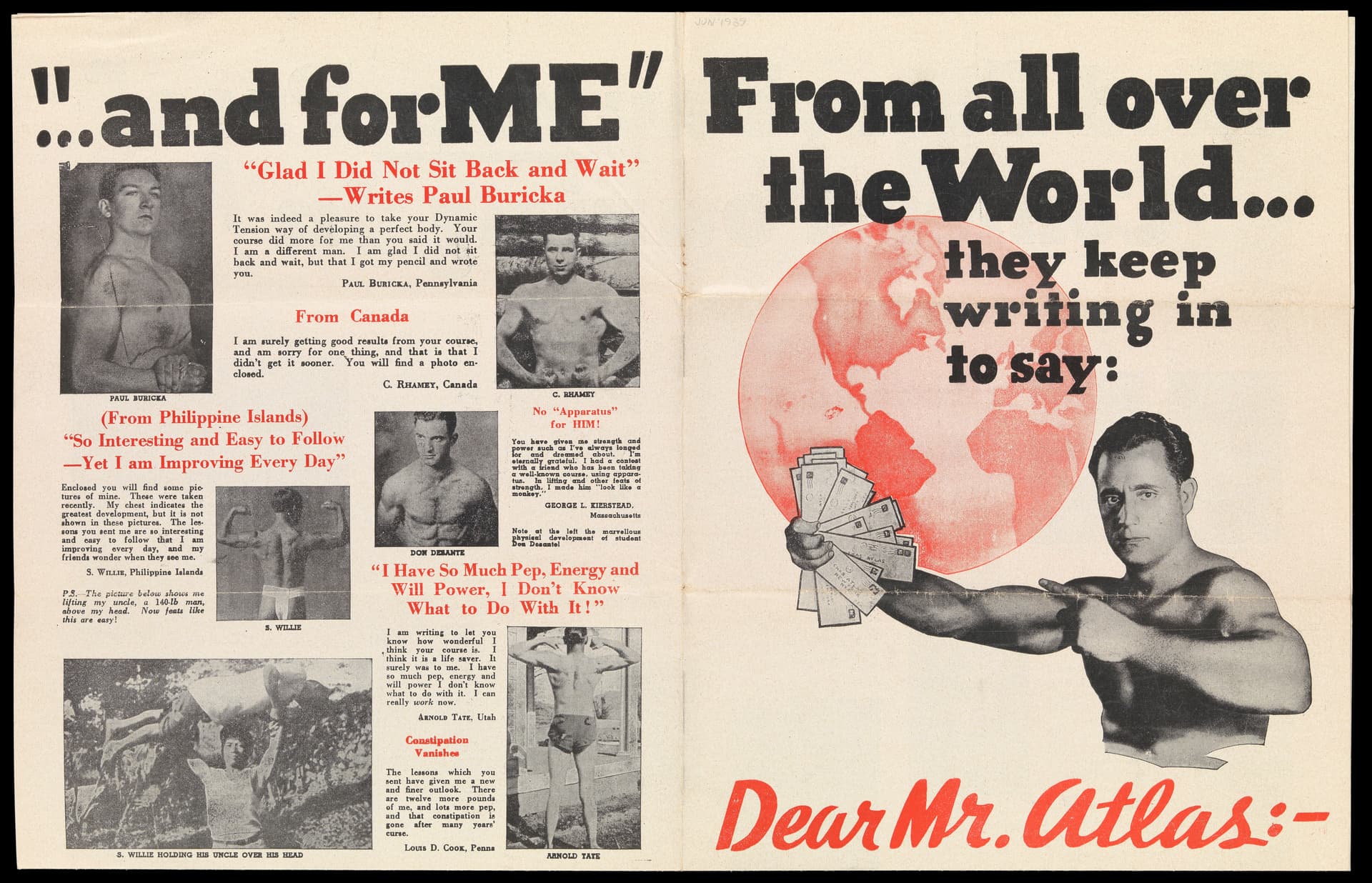 Dear Mr Atlas