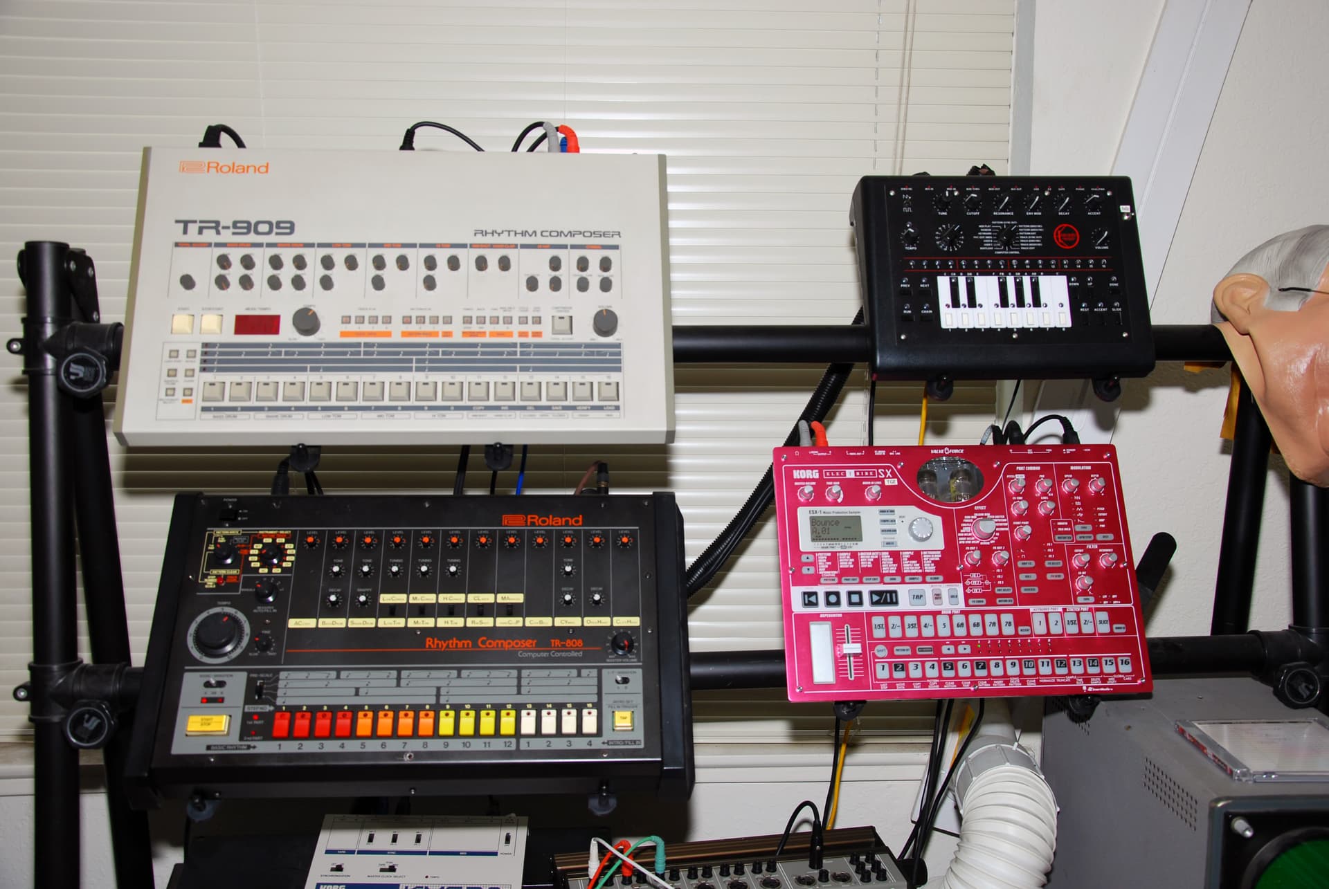 Sequencer rack @ bdu's studio