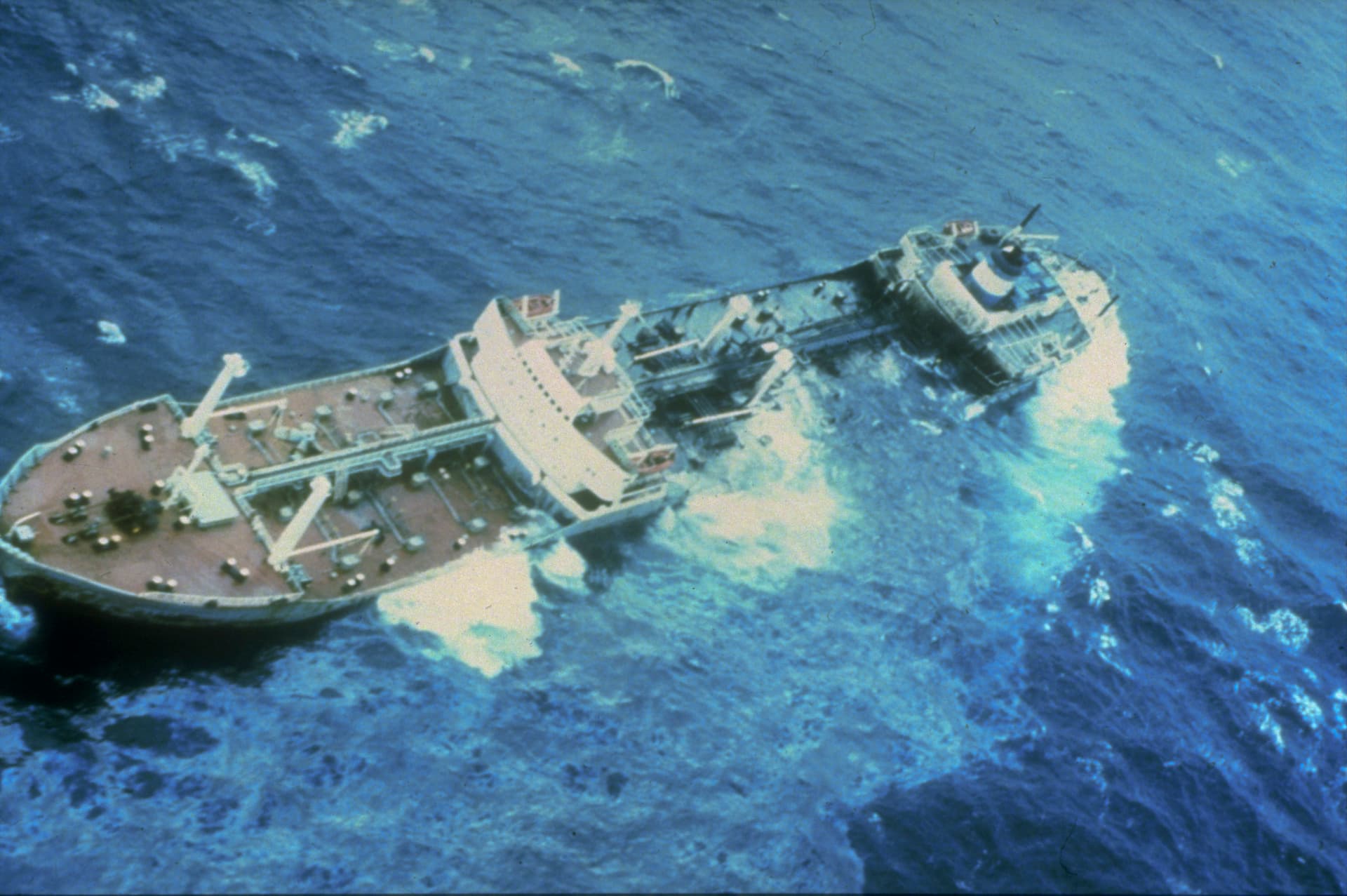The wreck of the Argo Merchant
