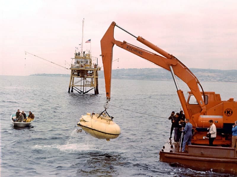 Cousteau's diving saucer SP-350 Denise
