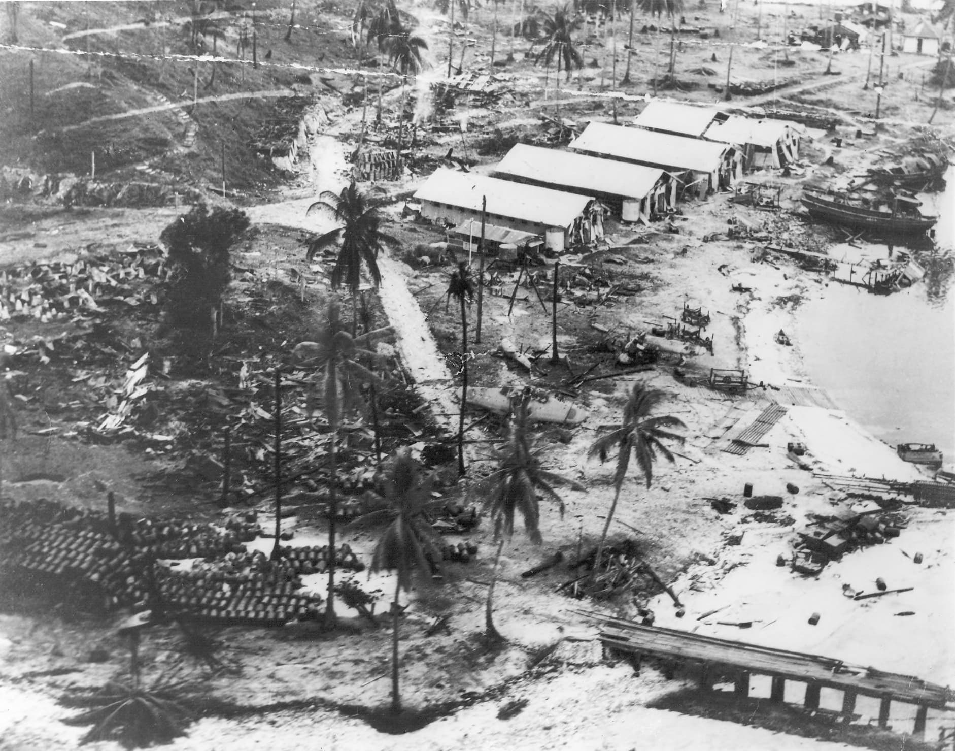 Tulagi seaplane base aerial August 1942