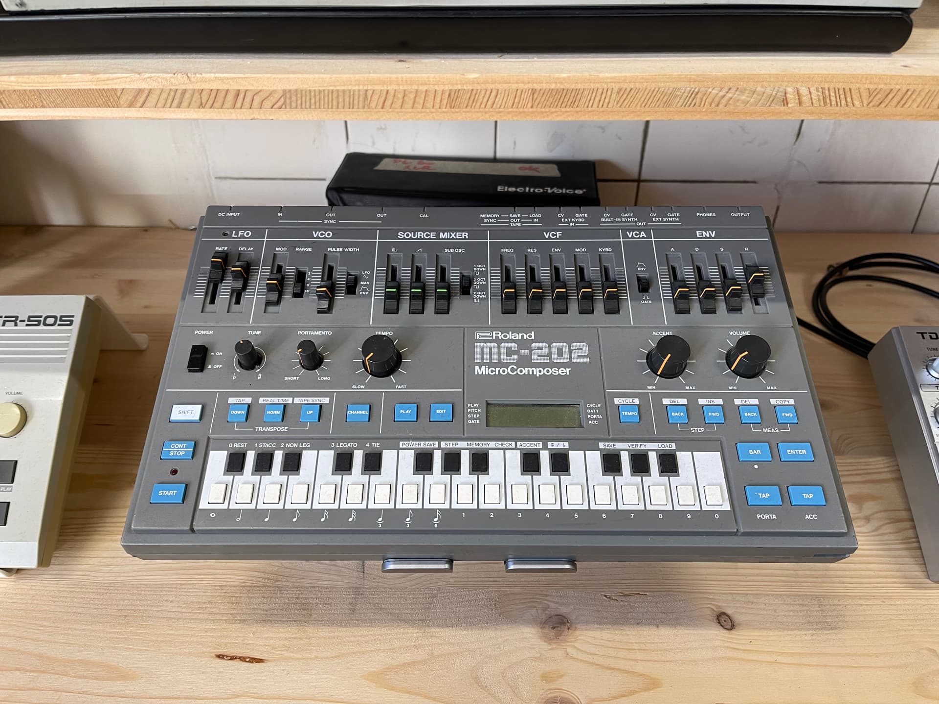 Roland MC-202 Synthesizer at SMEM Playroom