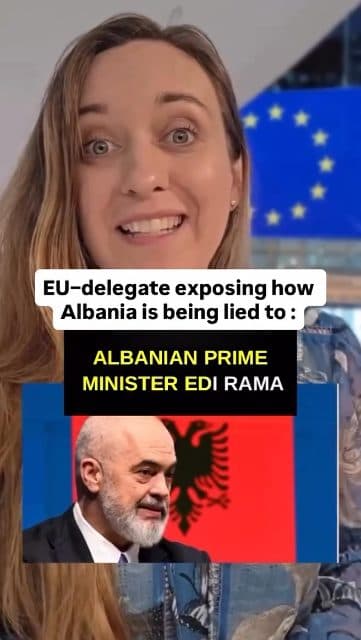 EU directly challenged Rama. @cristina_guarda, an Italian Member of the European Parliament and