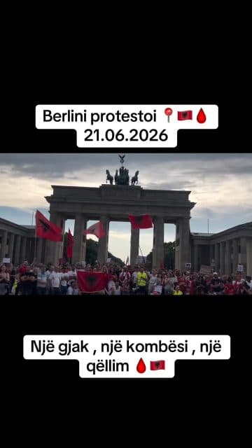 Një gjak, një kombësi, një qëllim 🩸🇦🇱 #albania #shqipetaretneperbot🇦🇱🌍 #diaspora #berlín