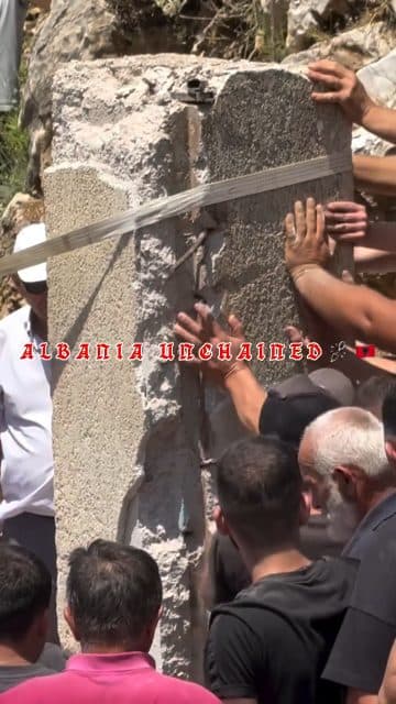 Kakomë today! Twenty years after being stolen from the people, Kakomë is free again!#Albania