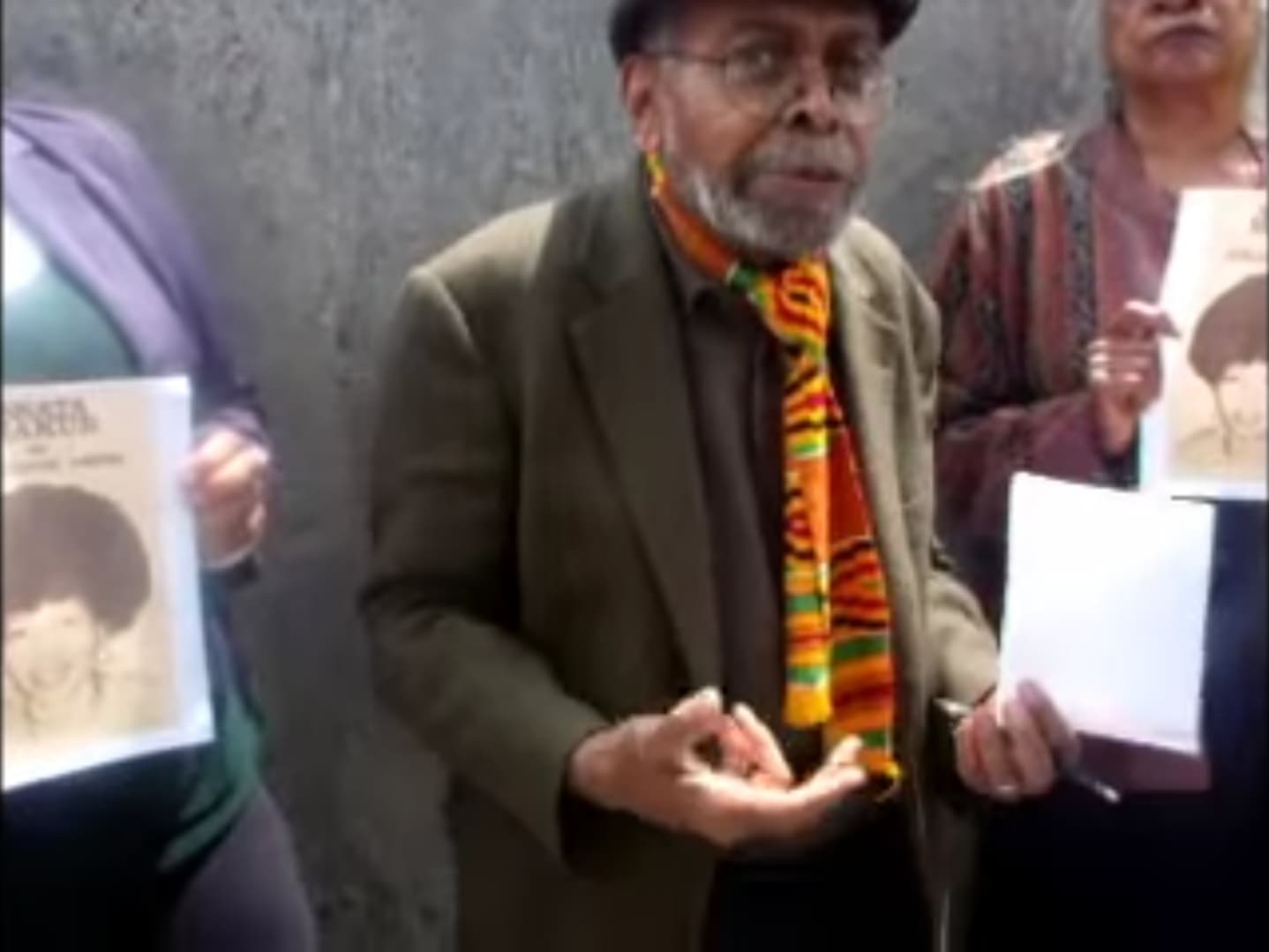 Amiri Baraka speaks in her defence