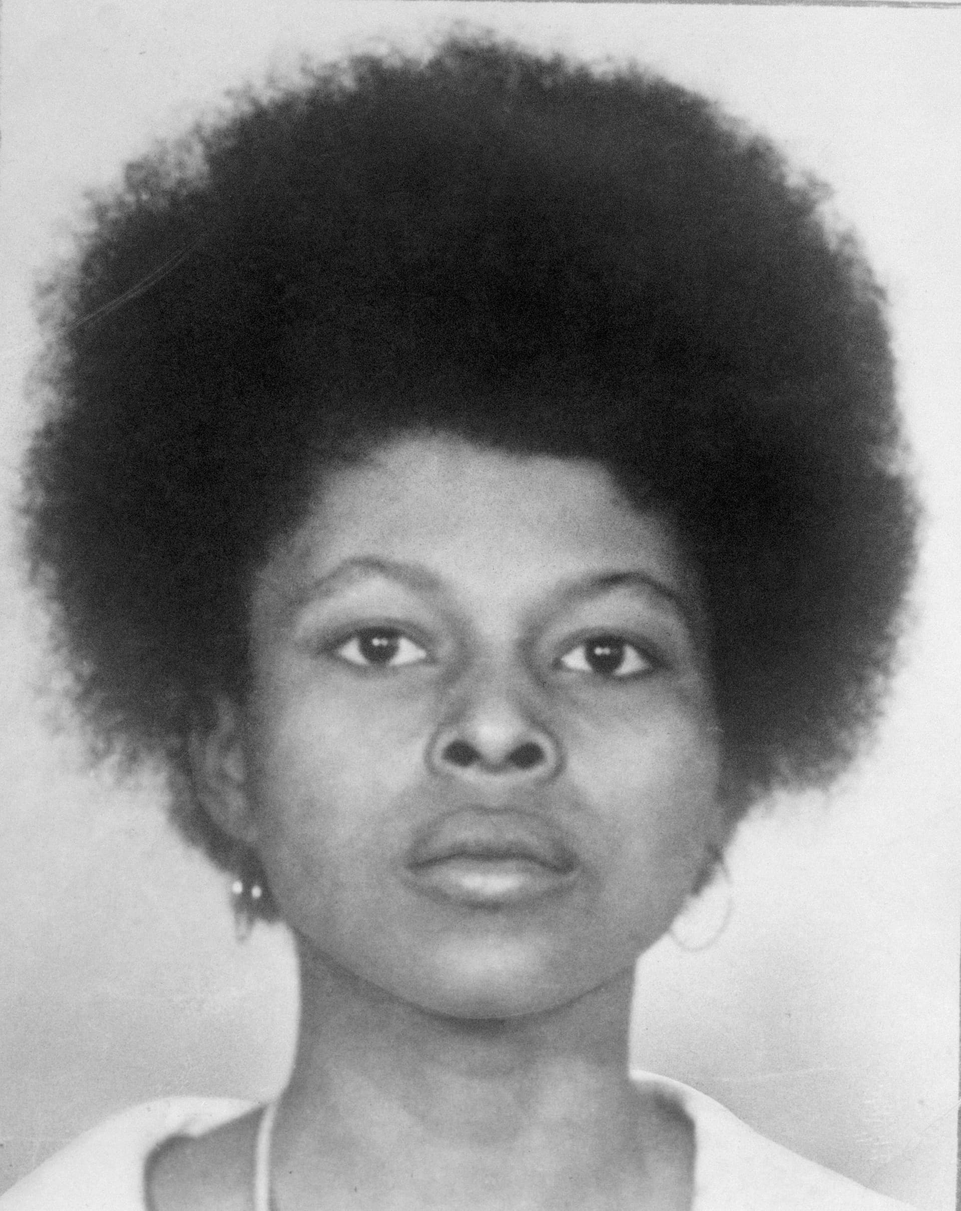 Assata Shakur photographed by police