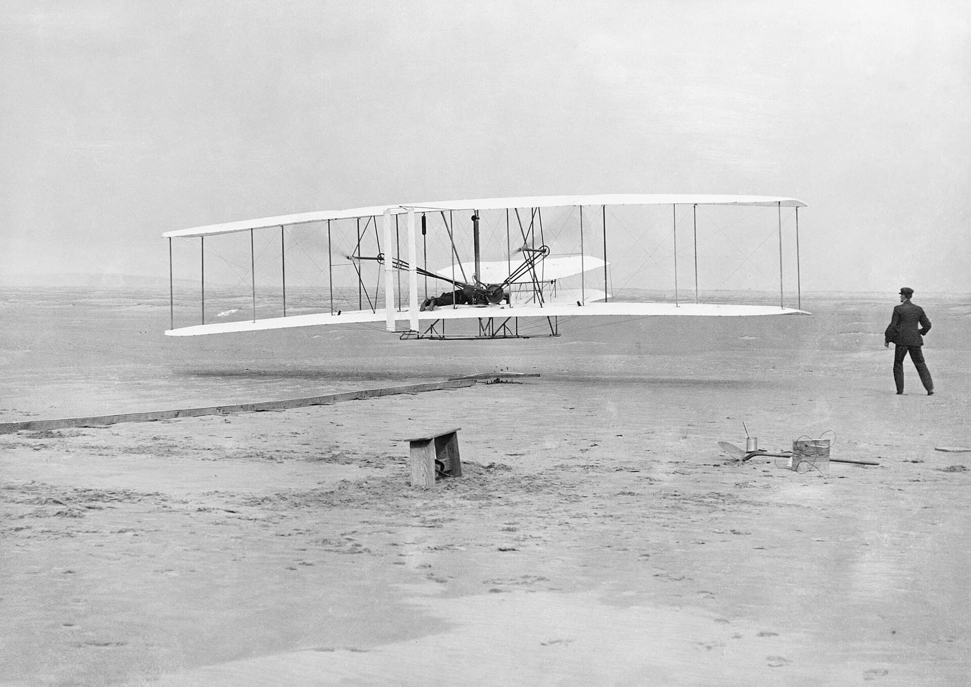 First powered flight, 1903