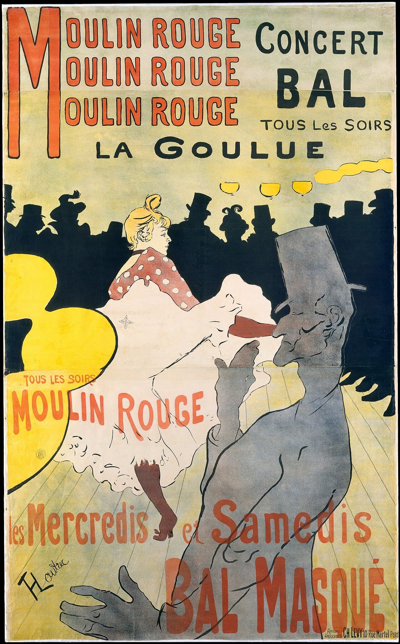 Toulouse-Lautrec - Moulin Rouge Poster