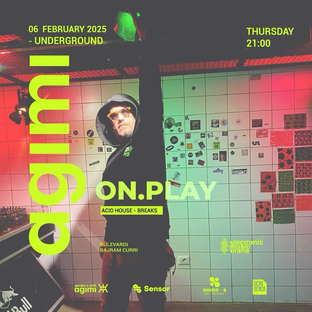 ON.PLAY- Breakbeat - Acid House 🌀 - 🗓️E enjte, 06 Shkurt - 🕘21:00 - 📍Bulev