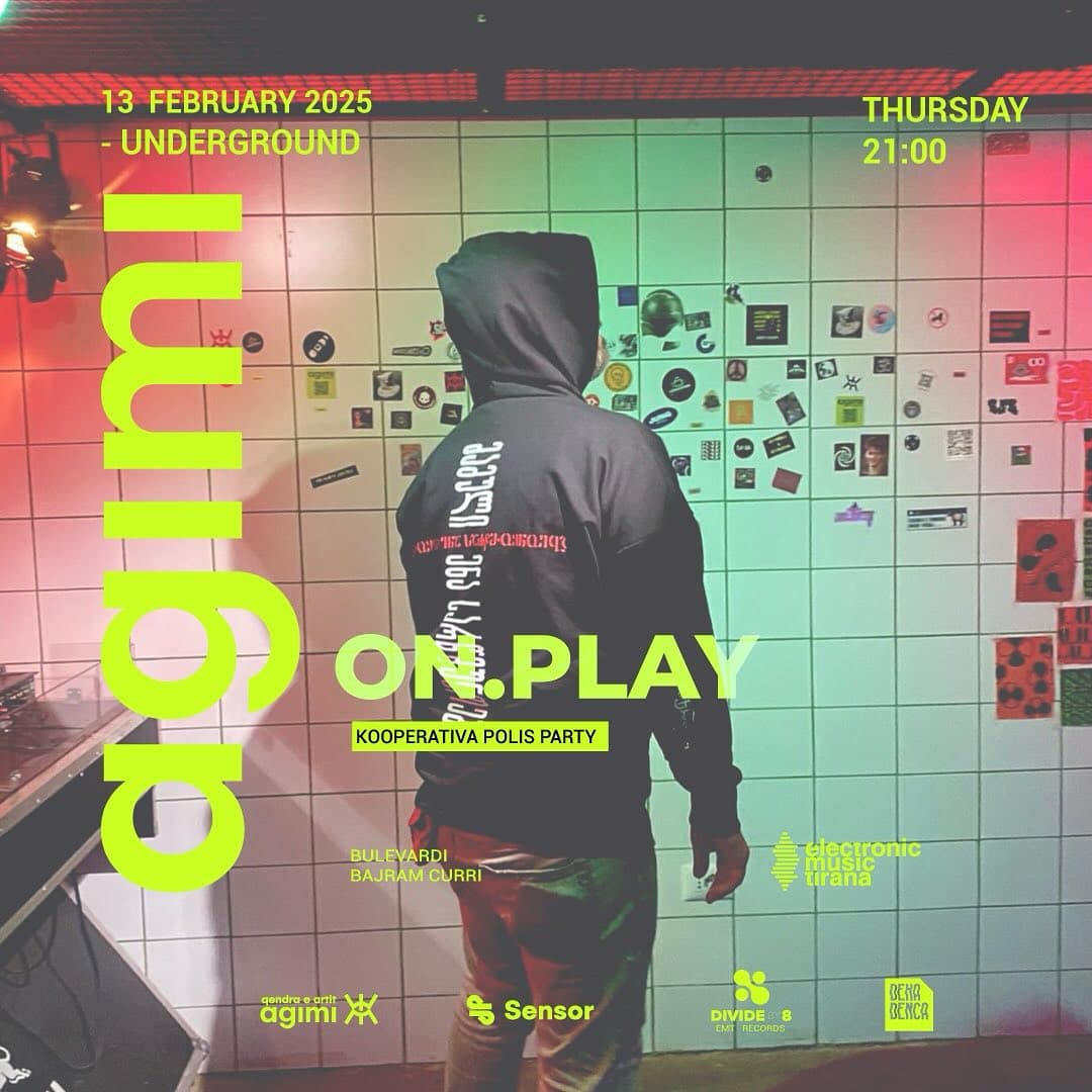 ON.PLAY- Breakbeat - Acid House 🌀 - 🗓️E enjte, 13 Shkurt - 🕘21:00 - 📍Bulev