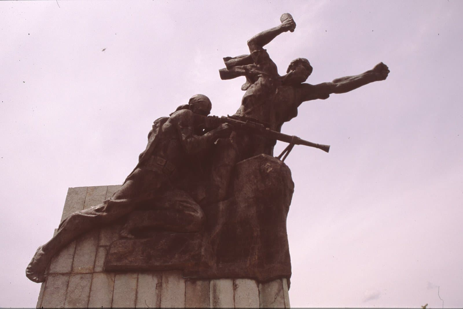 Monument near Barmash, Kolonjë