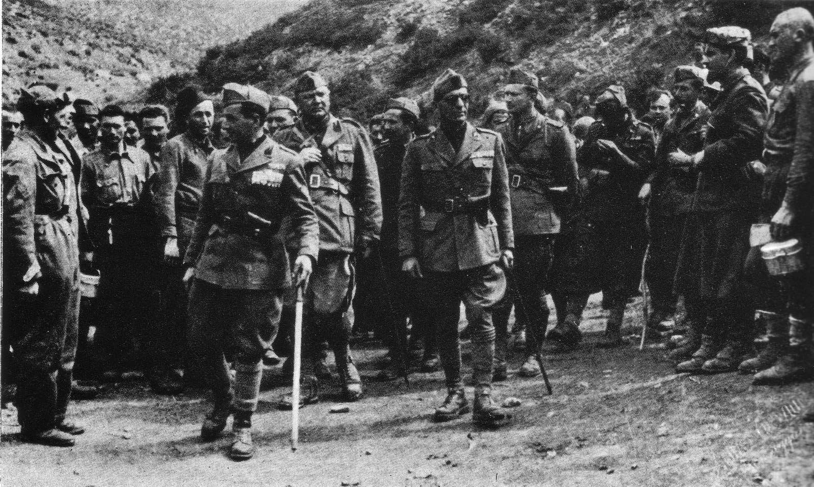 Blackshirt legion on the Albanian front