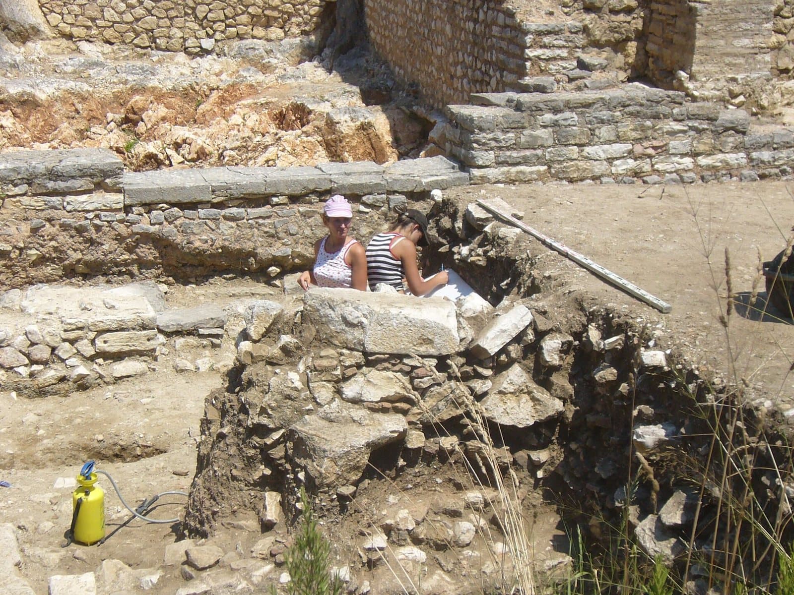 Archaeologists at work at Butrint