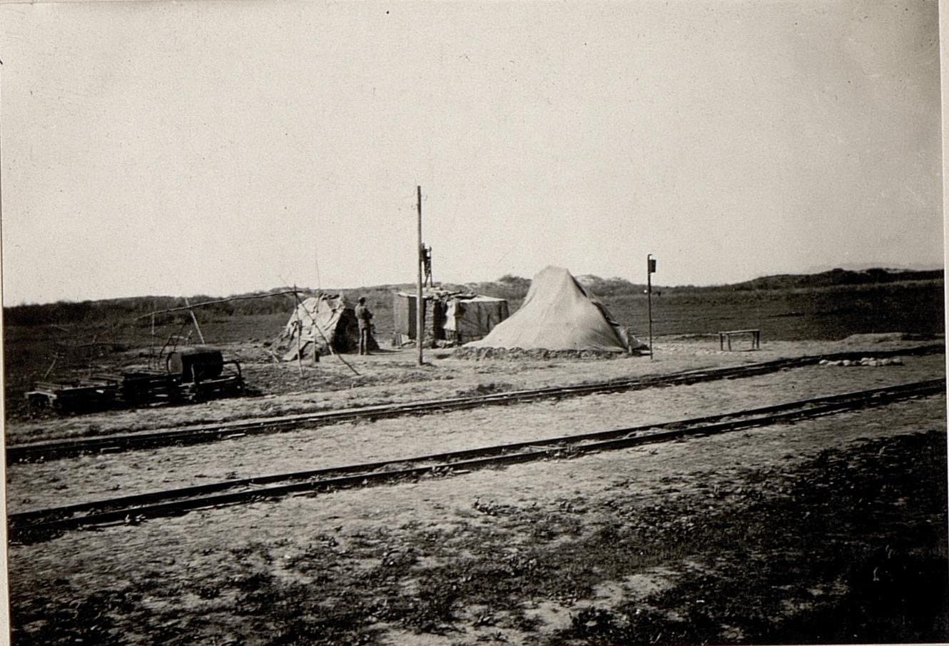 Lone field station south of Durrës