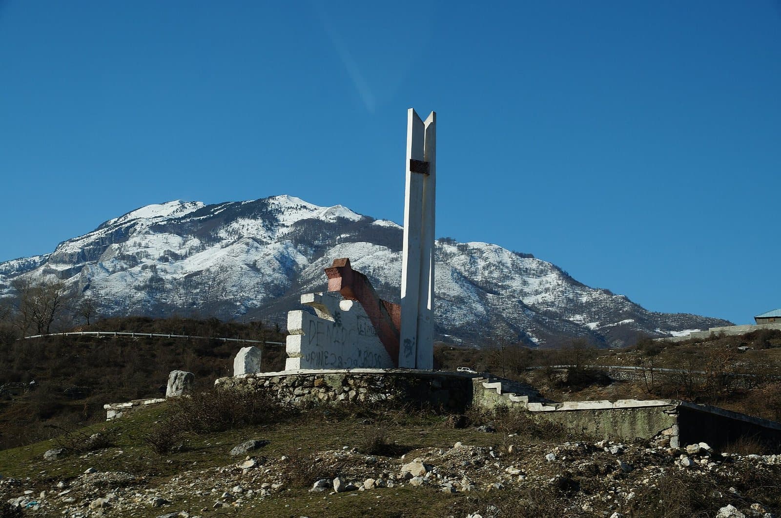 Lapidar south of Bajram Curri