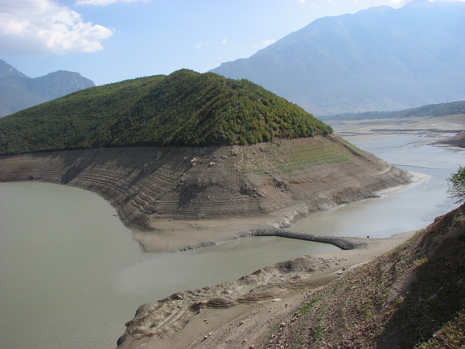The lake at Kukës