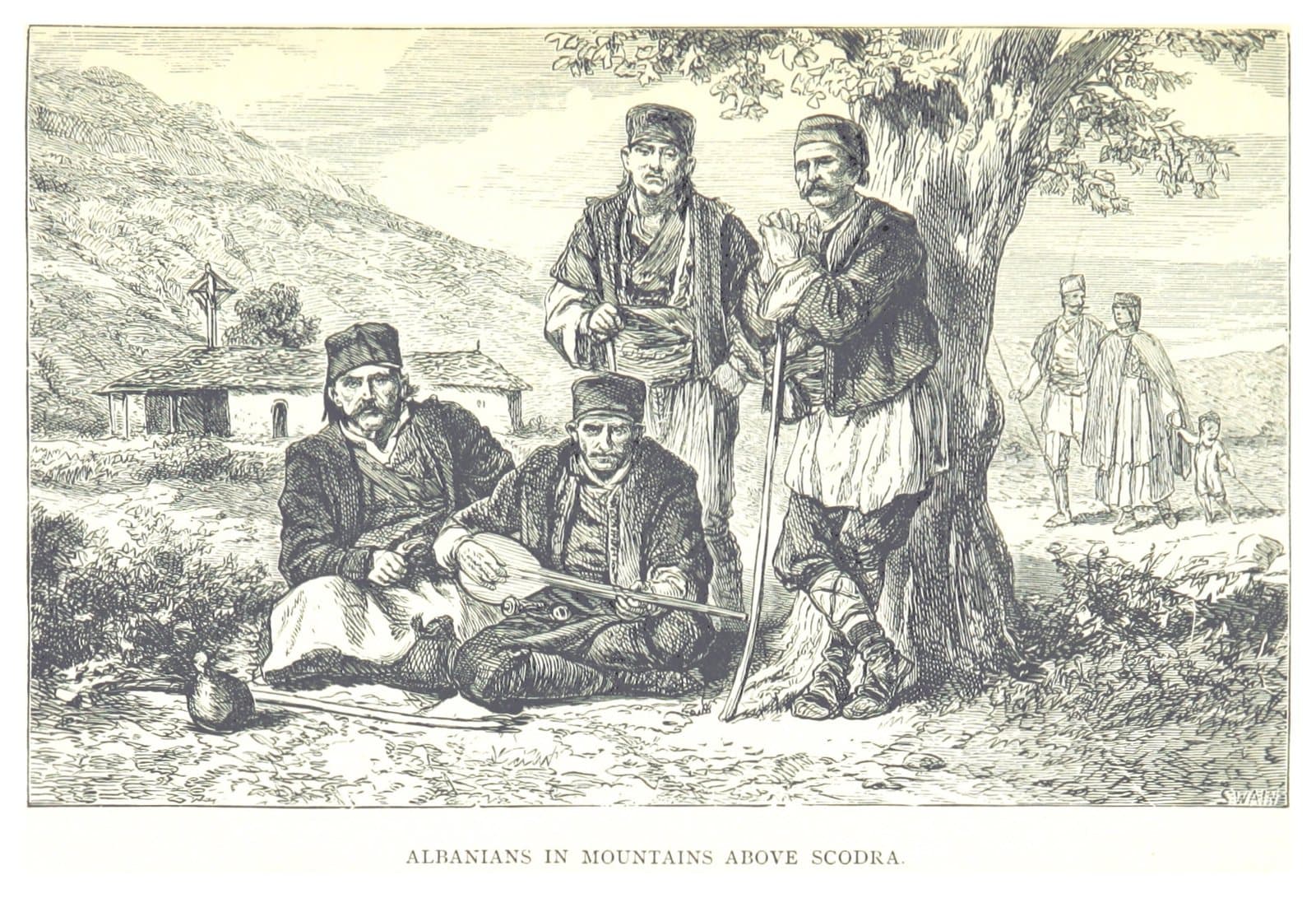 Albanian highlanders above Shkoder