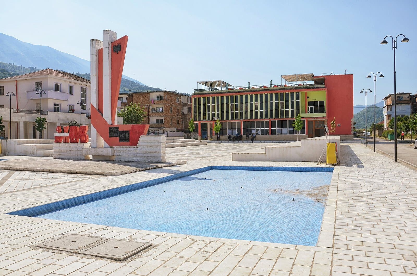 The main square of Memaliaj